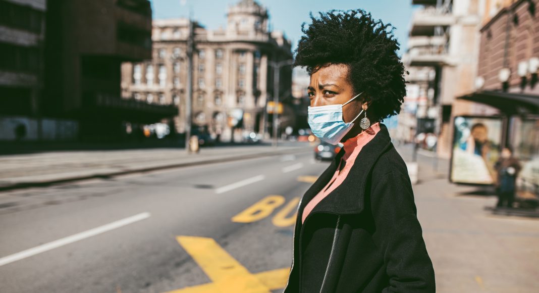 Woman Afro Facemask