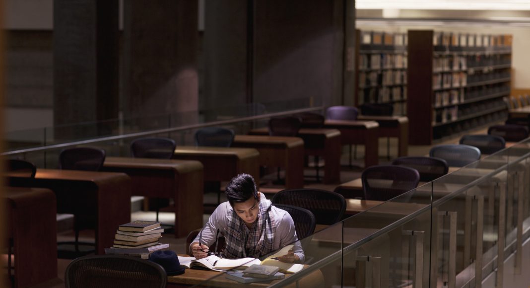 student library alone college