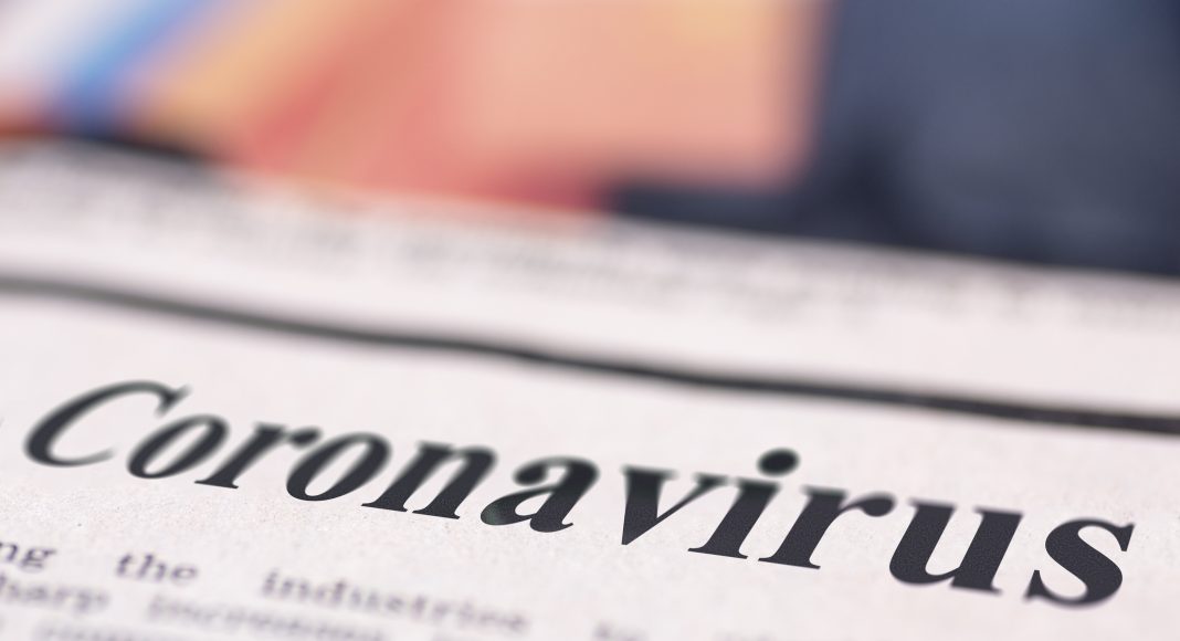 Coronavirus newspaper covid-19