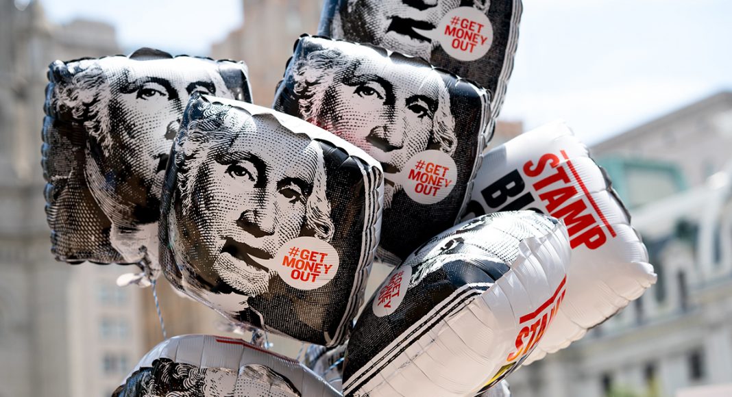 citizens united money in politics baloons