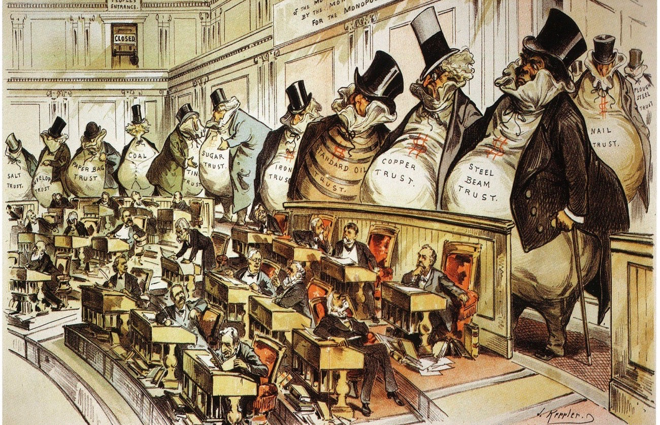 Comparing the Constitutional Process of Taking Office in Political Cartoons