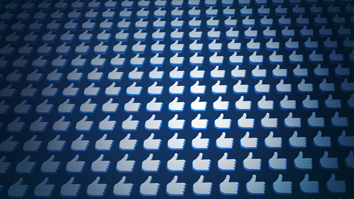 likes facebook thumbs up